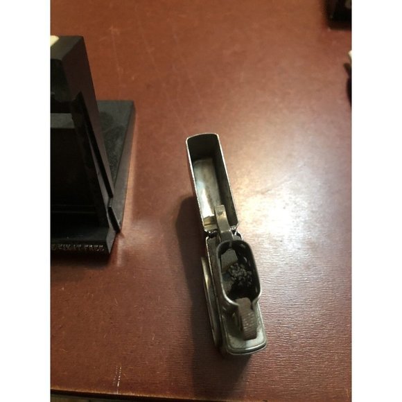 Vintage Zippo Camel Cigarettes Chrome Promotional  Lighter w/ Case Not Tested - Picture 3 of 5